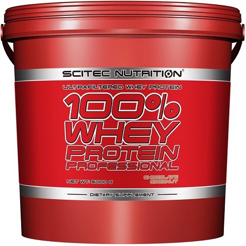 SciTec 100% Whey Protein Professional, Strawberry (EAN 5999100012967)  - 5000 grams