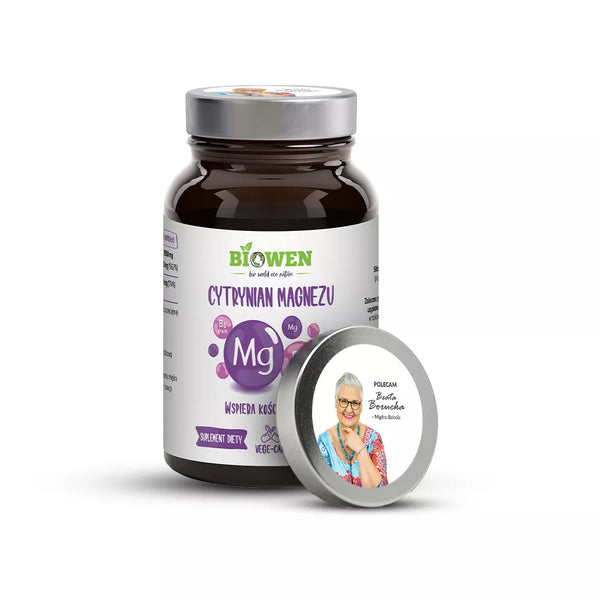 Biowen Magnesium citrate 825 mg with vitamin B6 (P-5-P) 100 capsules