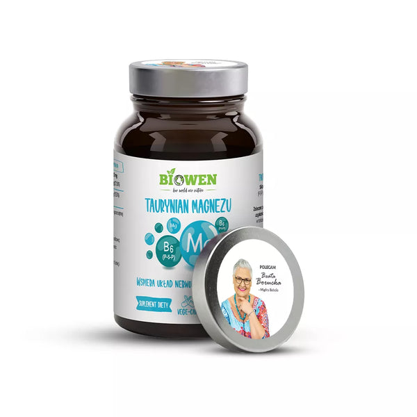 Biowen Magnesium Taurate with Vitamin B6 (P-5-P) - 100 capsules