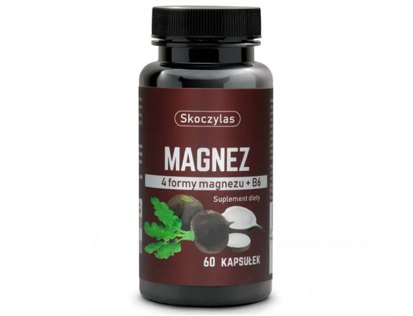 Skoczylas Magnesium 4 forms - black turnip, 60 capsules