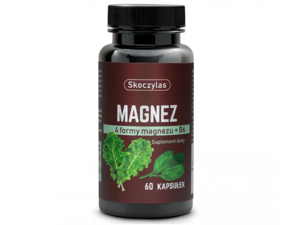 Skoczylas Magnesium 4 forms - spinach, kale, 60 capsules