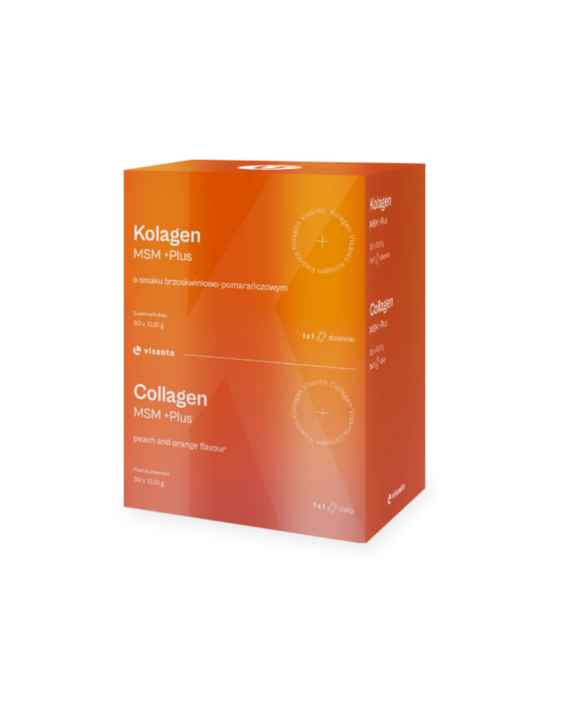 VISANTO New COLLAGEN MSM +PLUS peach and orange flavour - J. ZIEBA