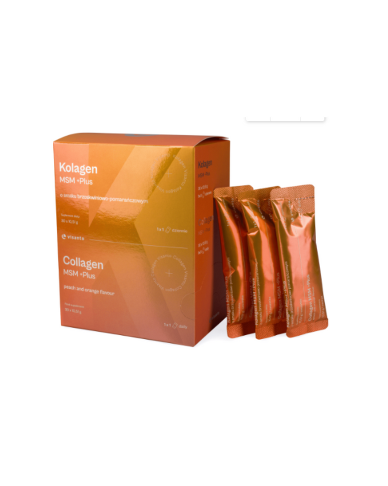 VISANTO New COLLAGEN MSM +PLUS peach and orange flavour - J. ZIEBA