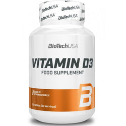 BioTechUSA Vitamin D3, 50mcg  - 120 tablets