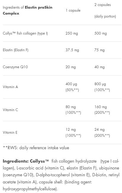 Aliness ProSkin Set (Elastin Complex + Hyaluron Complex) 2 x 60 capsules