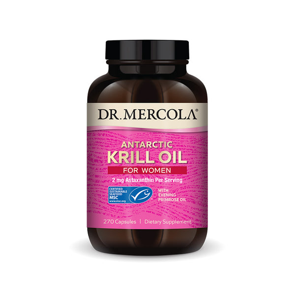 Dr. Mercola Krill Oil for Women, 270 Capsules