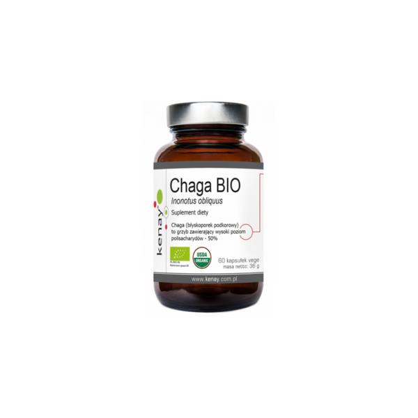 Kenay CHAGA BIO Inonotus Obliquus, 60 capsules