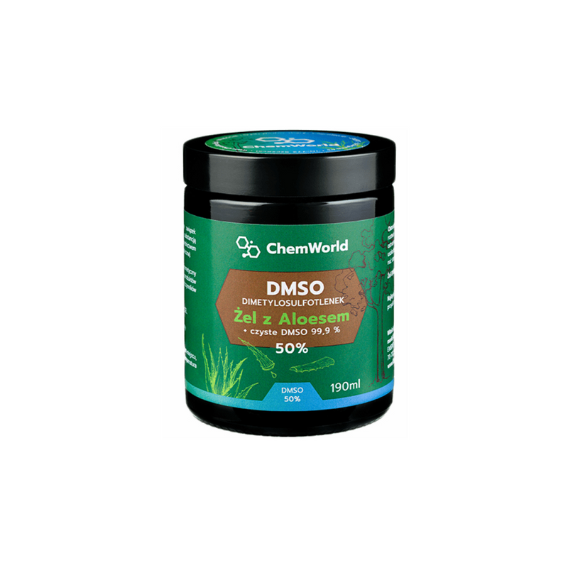 ChemWorld DMSO gel 50% with Aloe, 190 ml