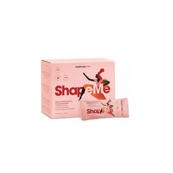 HealthLabs ShapeMe Nutritious protein shake with strawberries and cream flavour (15 sachets)