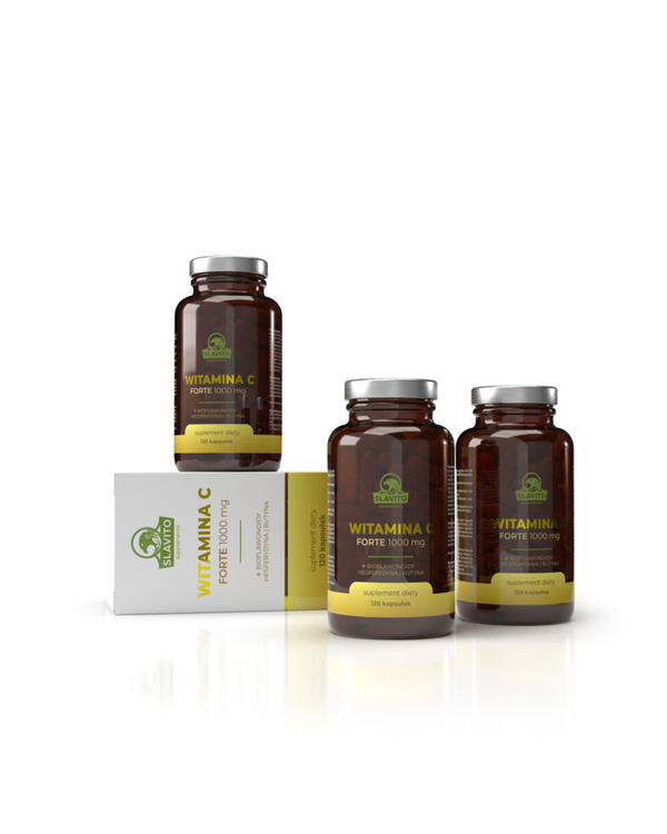 Slavito VITAMIN C FORTE 1000 mg, 120 capsules - recommended by Dr H. Czerniak