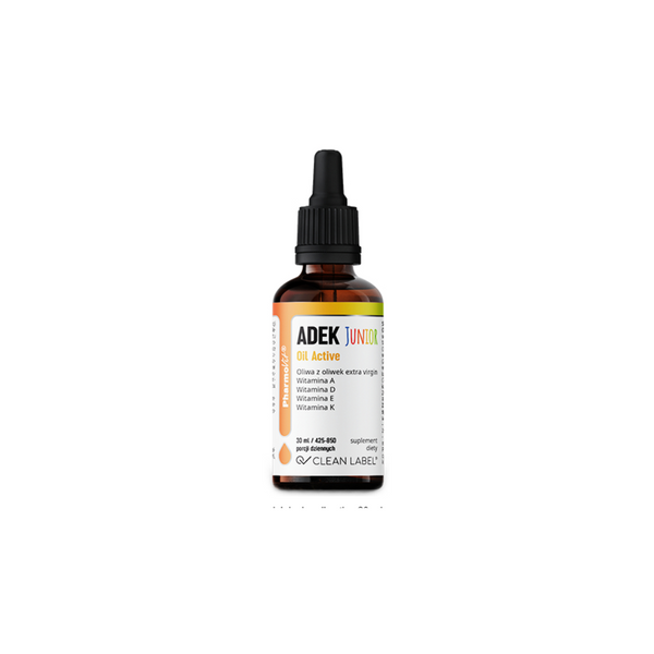 PharmoVit ADEK Junior Complex of vitamins A, D, E and K for children 30 ml / 850 drops / 450-850 daily portions