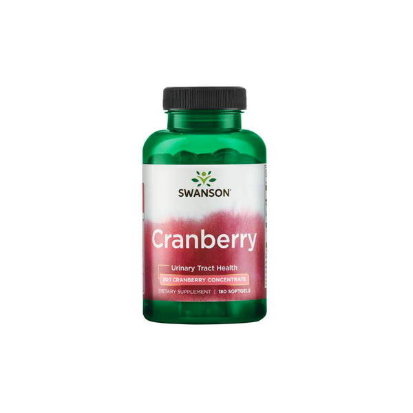 Swanson Cranberry + Vitamin C extract 20:1, 180 capsules