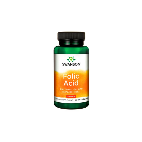 Swanson FOLIC ACID 800mcg / 250 capsules