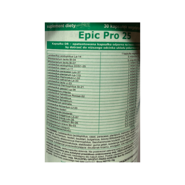 Swanson EPIC PRO 25-STRAIN PROBIOTIC, 30 capsules