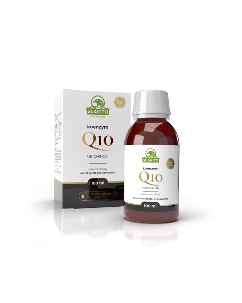 SLAVITO Coenzyme Q10 Ubiquinone, 100 ml - recommended by Dr H. Czerniak