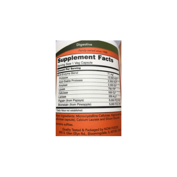 Now Foods Plant Enzymes – Support for healthy digestion, 120 vegetarian capsules