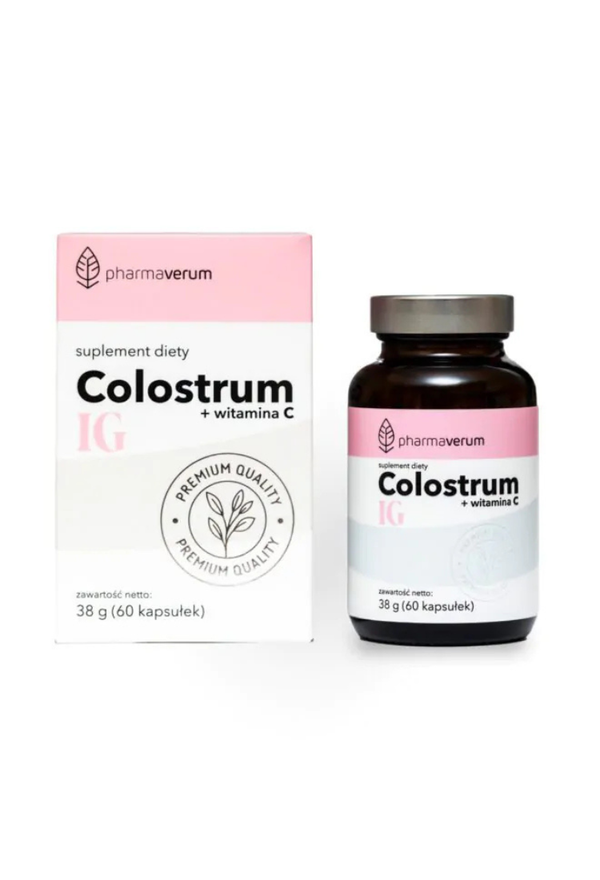 Pharmaverum COLOSTRUM IG + Vitamin C Rosehip IMMUNITY, 60 capsules