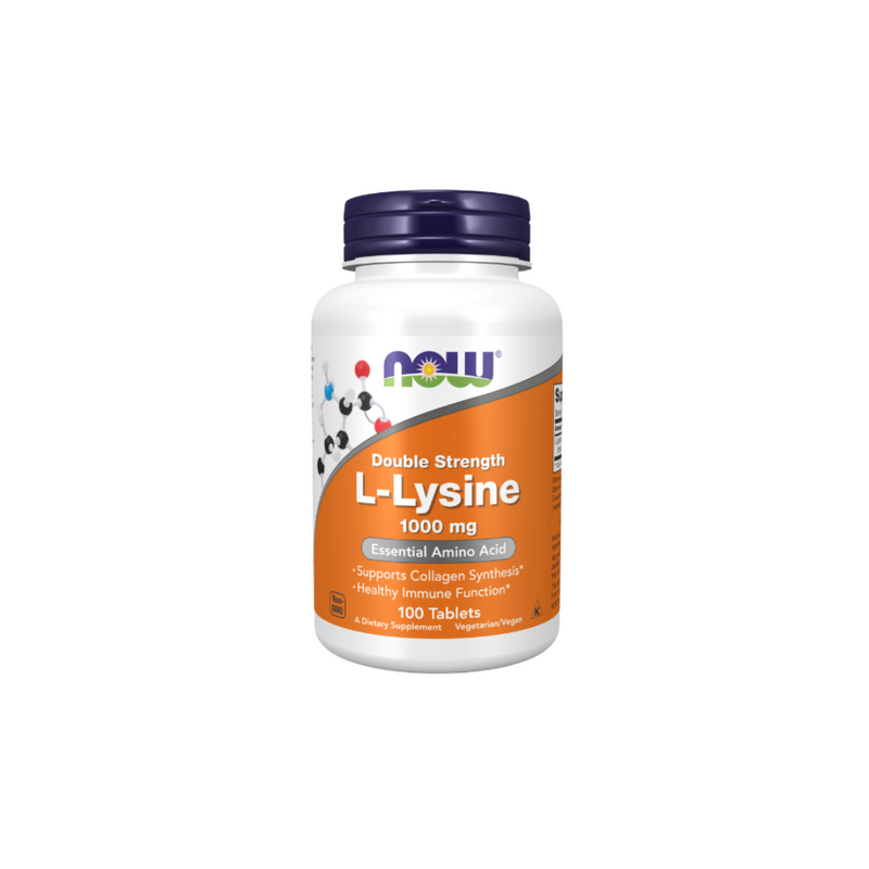 Now Foods L-Lysine 1000 mg 100 tablets