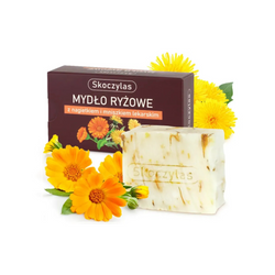 Skoczylas Rice soap with calendula and dandelion - 100 g