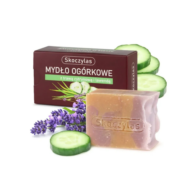 Skoczylas Cucumber soap with lemongrass and lavender - 100 g