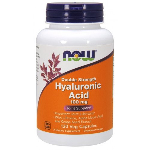 NOW Foods Hyaluronic Acid - 100mg Double Strength  - 120 vcaps
