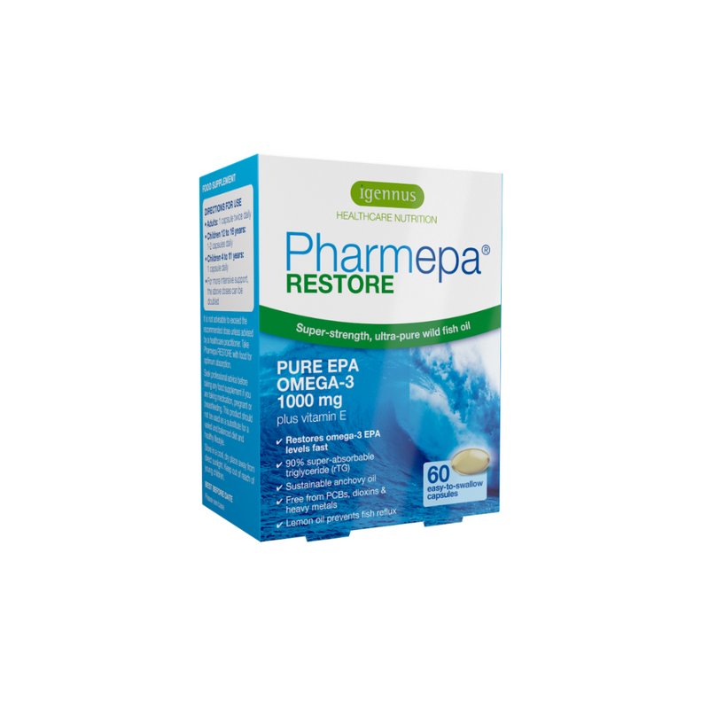 Igennus Pharmepa RESTORE - 1000mg Pure EPA Omega-3, 60 Softgels
