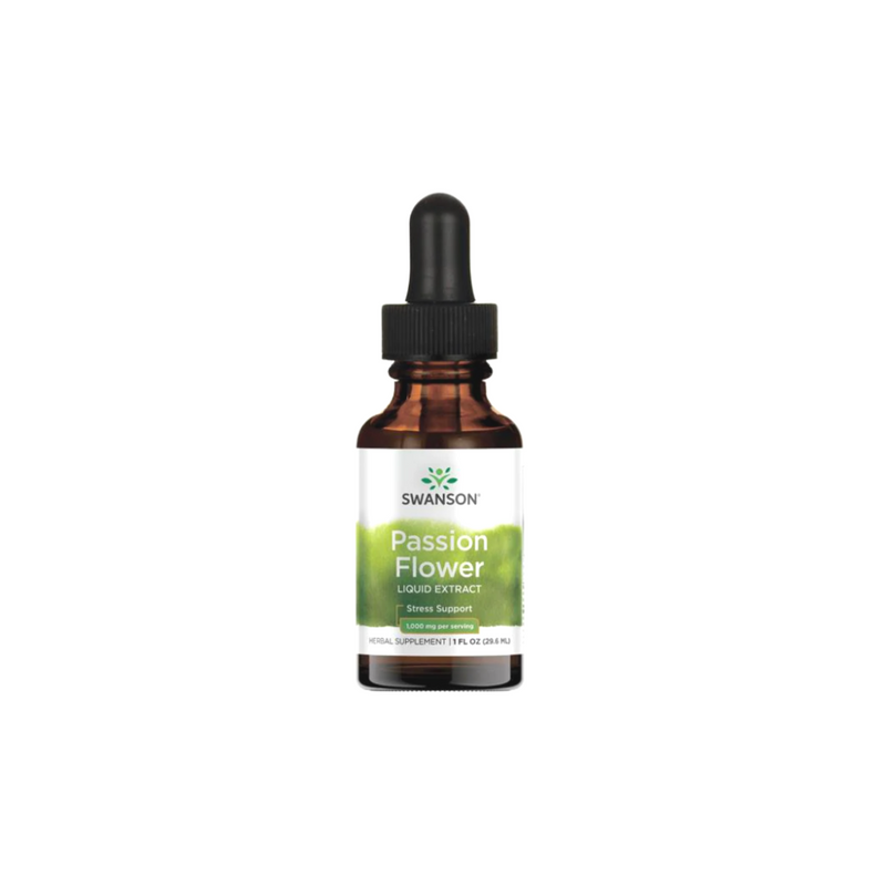 Swanson Passion Flower (Passiflora incarnata) extract drops, 29.6 ml