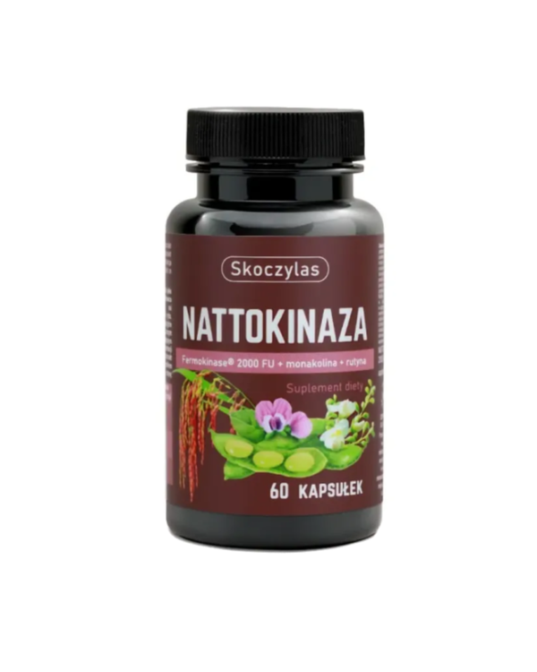 Skoczylas New NATTOKINAZA Fermokinase® 2000 FU + monacolin + rutin, 60 capsules