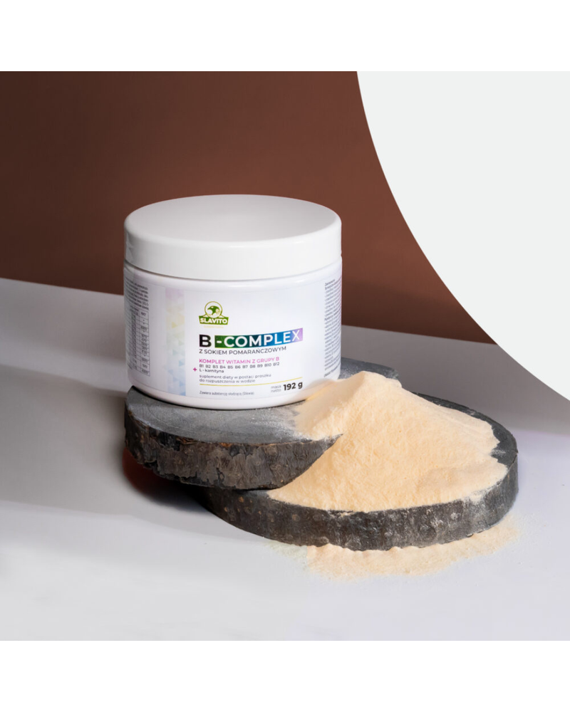 Slavito B-Complex with orange juice 192 g  - recommended by Dr H. Czerniak