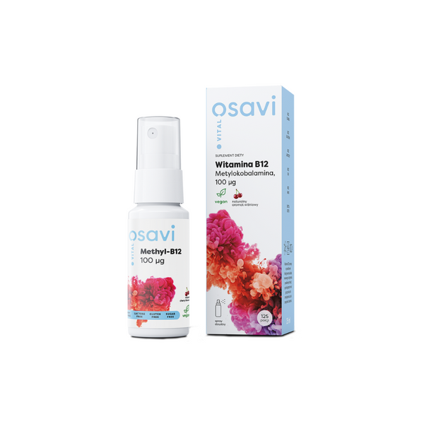 Osavi Methyl-B12, 100 µg - 25 ml oral spray, cherry flavour