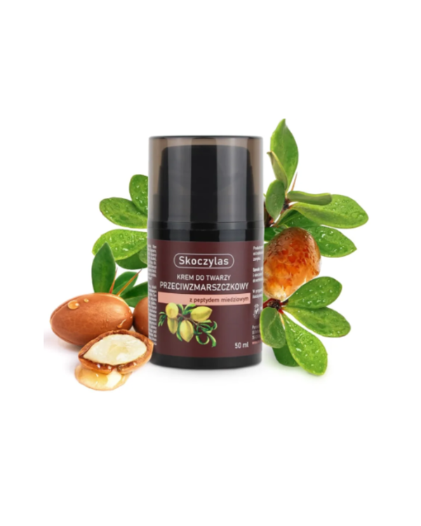 Skoczylas New ANTI-WRINKLE face cream with copper peptide, 50 ml