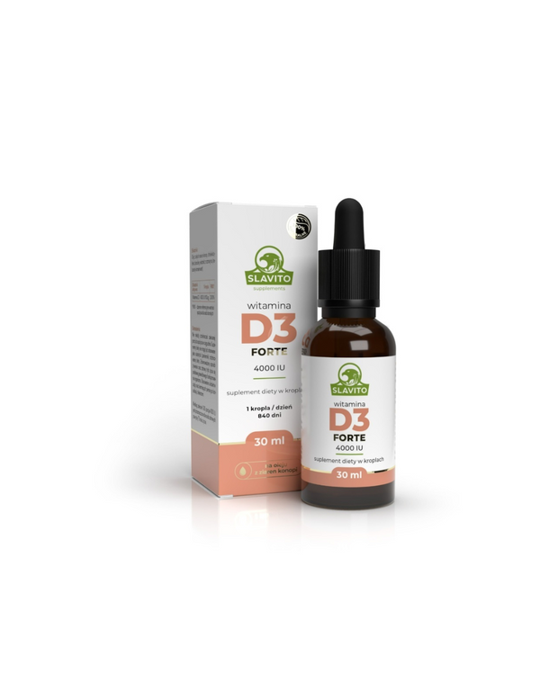 Slavito Vitamin D3 Forte 4000 IU, 30 ml - recommended by Dr H. Czerniak