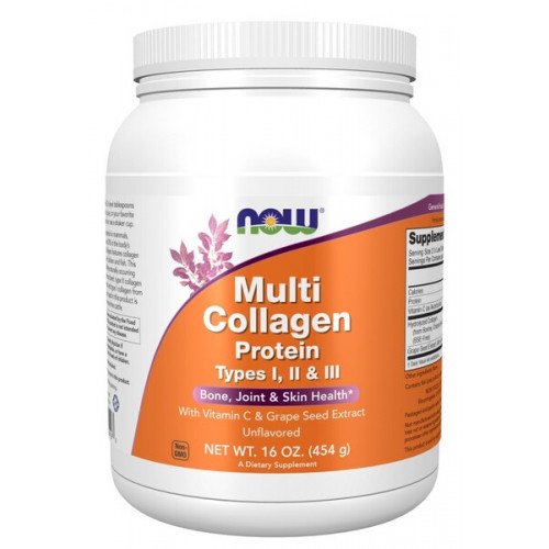 NOW Foods Multi Collagen Protein  - 454 grams