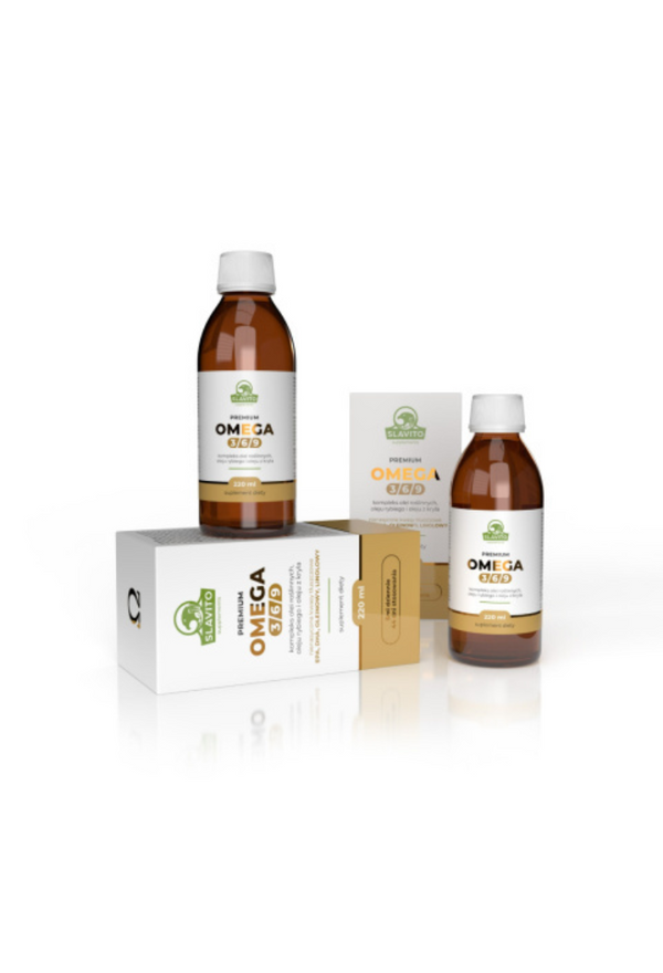 Slavito Premium Omega 3 6 9 - 220 ml - recommended by Dr H. Czerniak