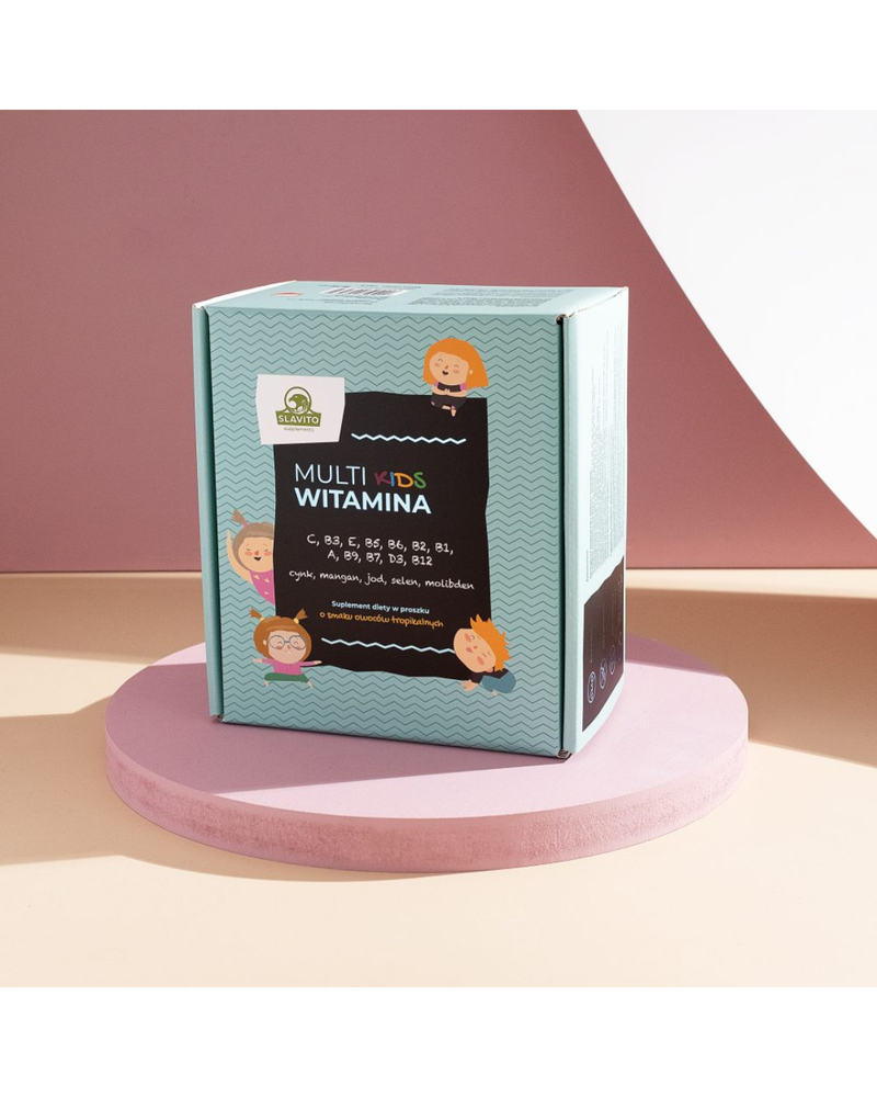 SLAVITO Multivitamin Multi Kids, 150 g - recommended by Dr H. Czerniak