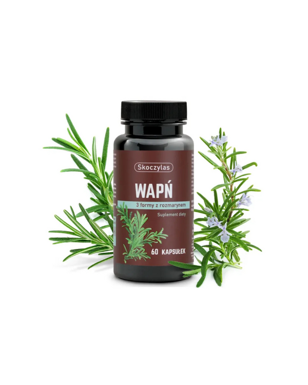 Skoczylas New CALCIUM 3 forms with rosemary, 60 capsules