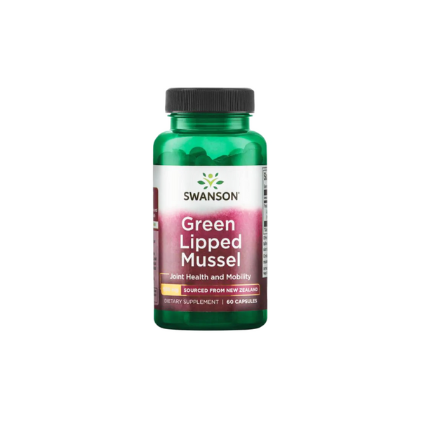 Swanson New Zealand Green-lipped Mussel 500 mg, 60 capsules