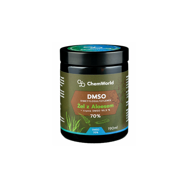 ChemWorld DMSO gel 70% with Aloe, 190 ml