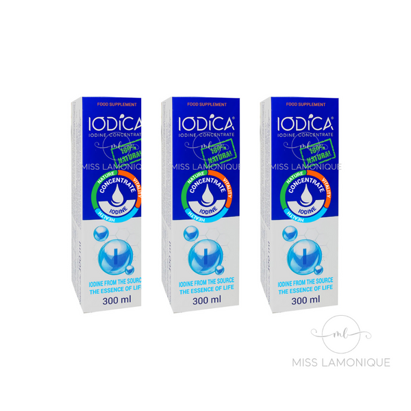 3 x 300 ml 10% OFF Iodica Natural Liquid Iodine Concentrate (Copy)