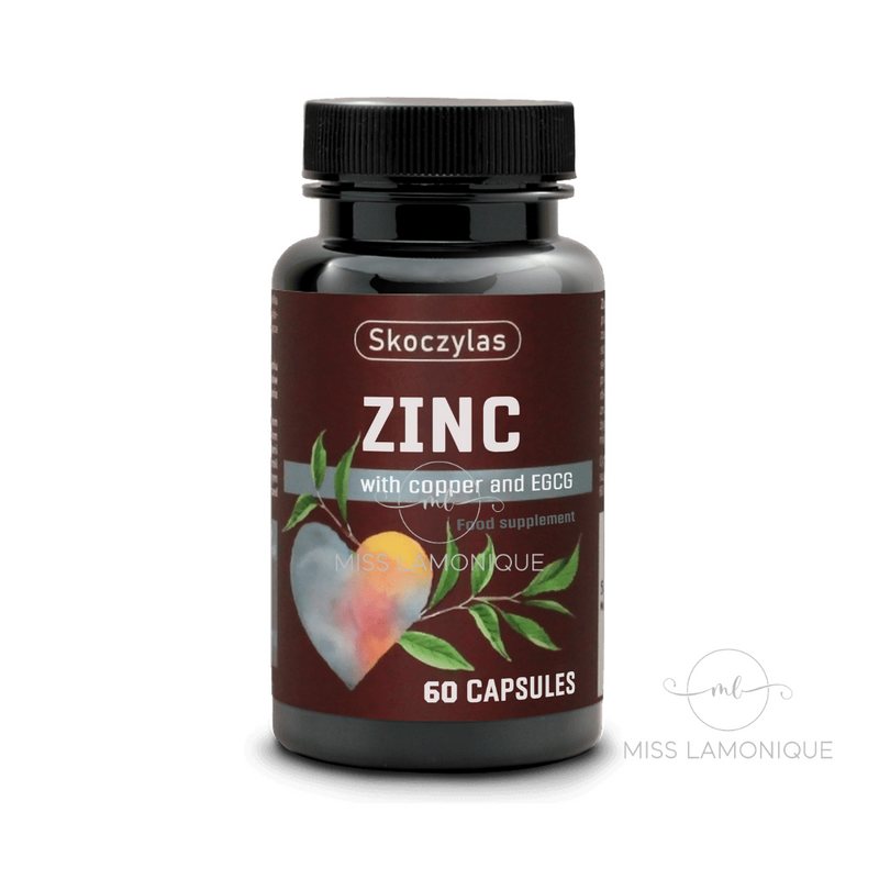 Skoczylas Zinc, copper and green tea extract (EGCG), 60 capsules
