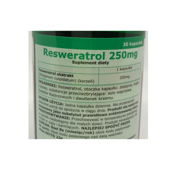 Swanson Resveratrol 250 mg / 30 capsules