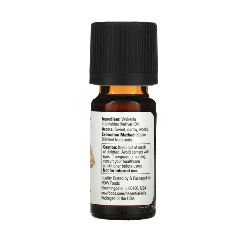 NOW Foods Essential Oil, Vetiver Oil  - 10 ml.