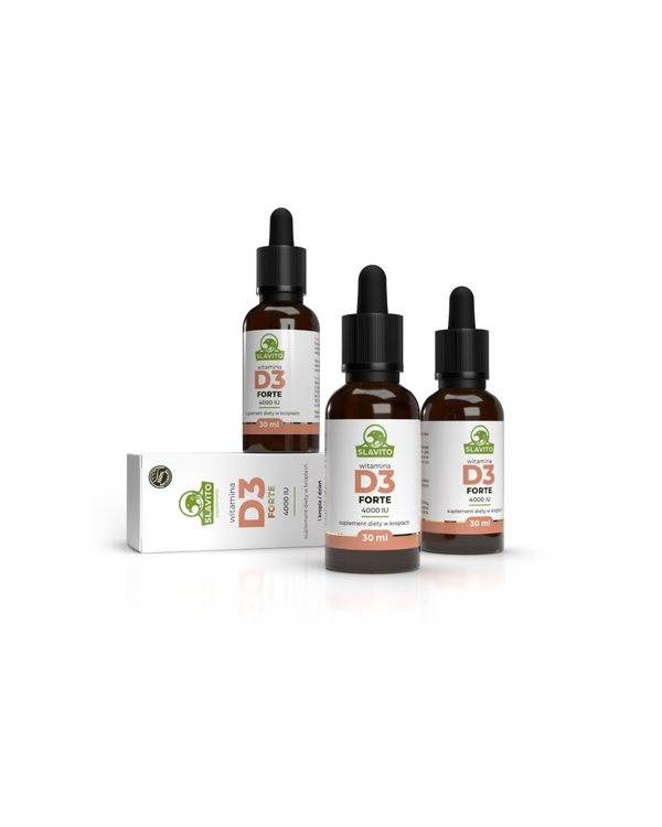 Slavito Vitamin D3 Forte 4000 IU, 30 ml - recommended by Dr H. Czerniak