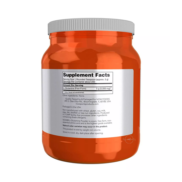 Now Foods L-Glutamine powder 5000mg/1kg