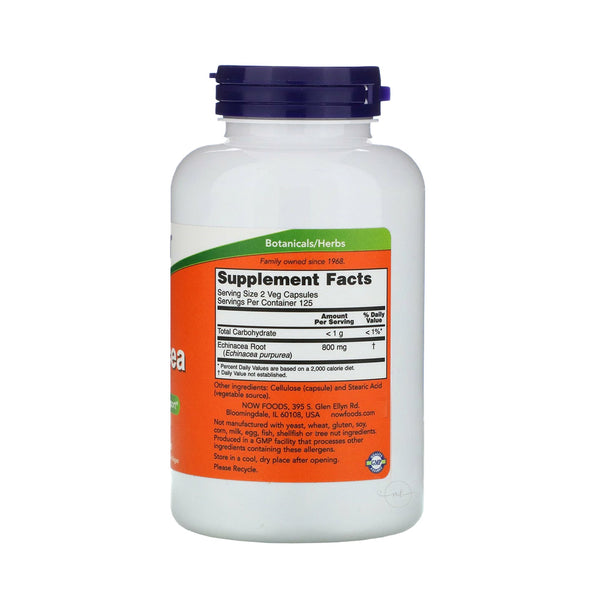 NOW Foods Echinacea - 400mg  - 250 vcaps