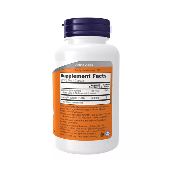 Now Foods NAC – N-Acetylcysteine 600 mg / 250 capsules