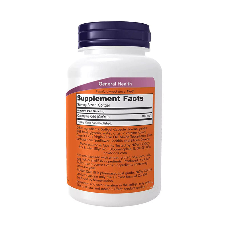 NOW Foods CoQ10 - 100mg  - 150 softgels