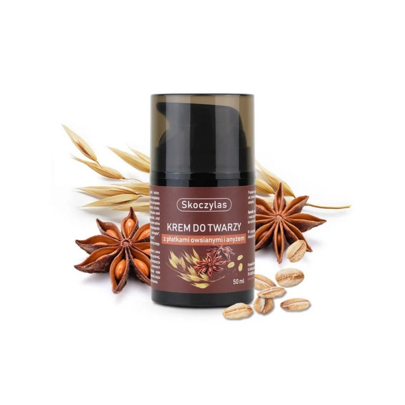 Skoczylas Shea Face cream with oat flakes and anise - 50 ml