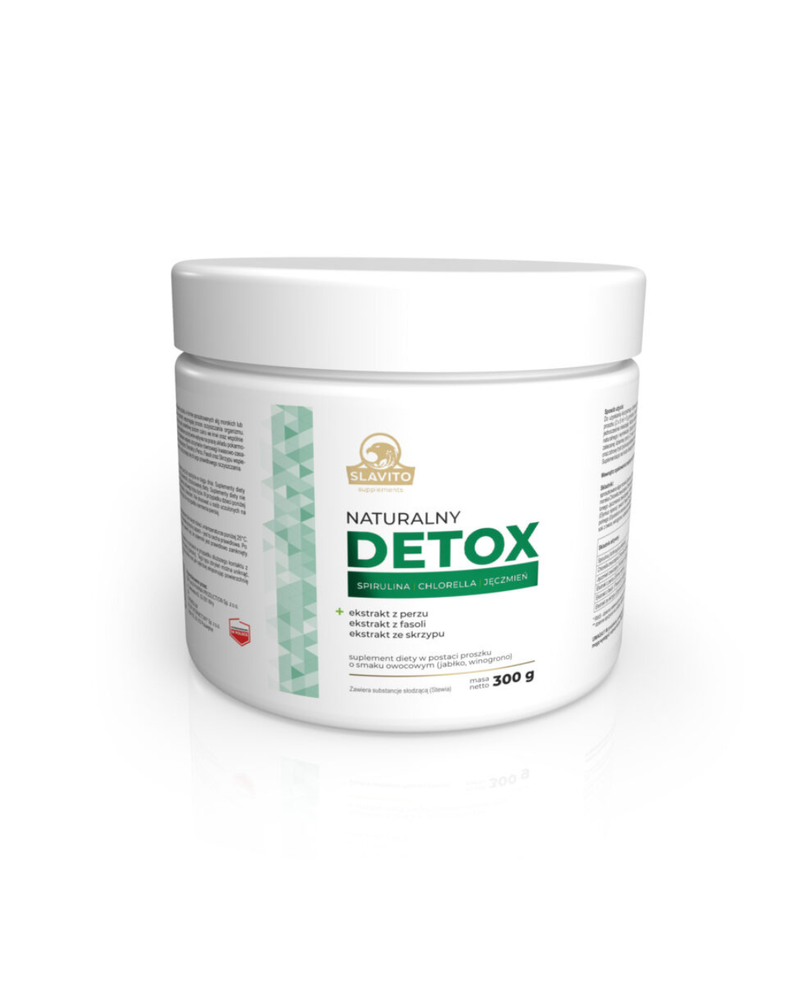 Slavito Detox Spirulina, Chlorella, Barley, 300 g - recommended by Dr H. Czerniak