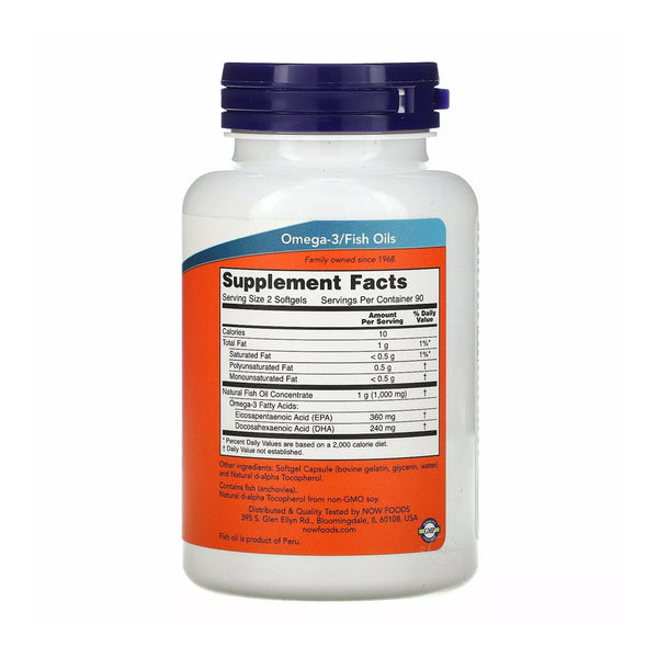 NOW Foods Omega-3 Mini Gels  - 180 softgels